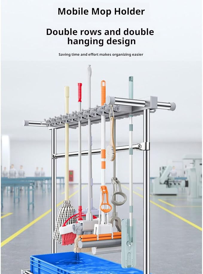 2. Removable Metal Broom Rack - Image 8