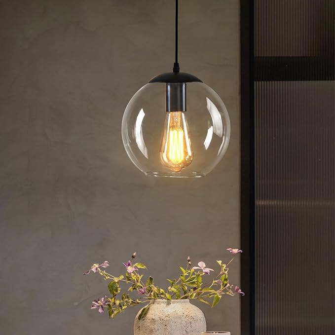 Globe Pendant Light, Modern Hanging Lighting Fixture, Classic Cluster Chandelier by LMSOD