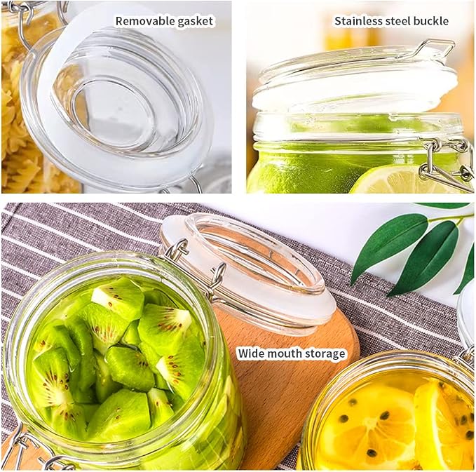 32oz Glass Food Storage Jars - Image 5