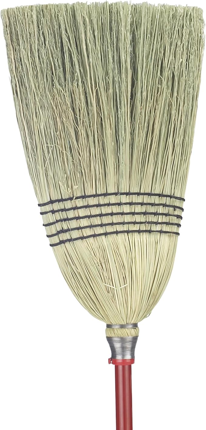 Libman 502 Big Corn Broom with 100% Broomcorn Fiber - Image 4
