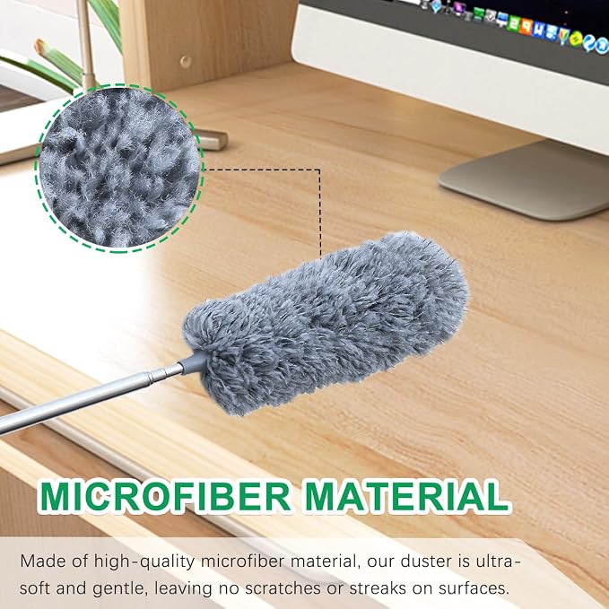 2 Pack Small Microfiber Feather Duster - Image 5