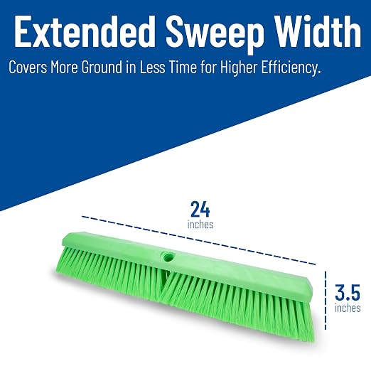 SPARTA 41891EC75 Omni Sweep Plastic Push Broom Head, Heavy Duty, Industrial - Image 4