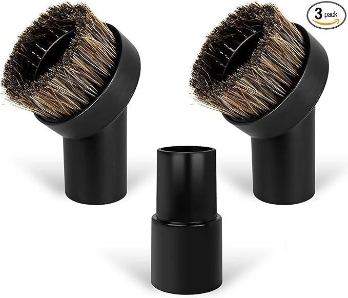 3PCS Horse Hair Brush Vacuum Attachment Set by Unknown