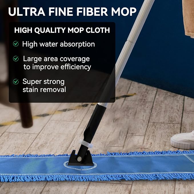 Commercial 48 Inch Dust Mop Head: Replacement Heavy-Duty Sweeper and Janitorial - Image 4