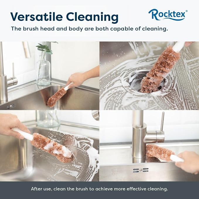 2-Pack Dual-Bristle Cleaning Brushes, Soft Bristles - Image 4