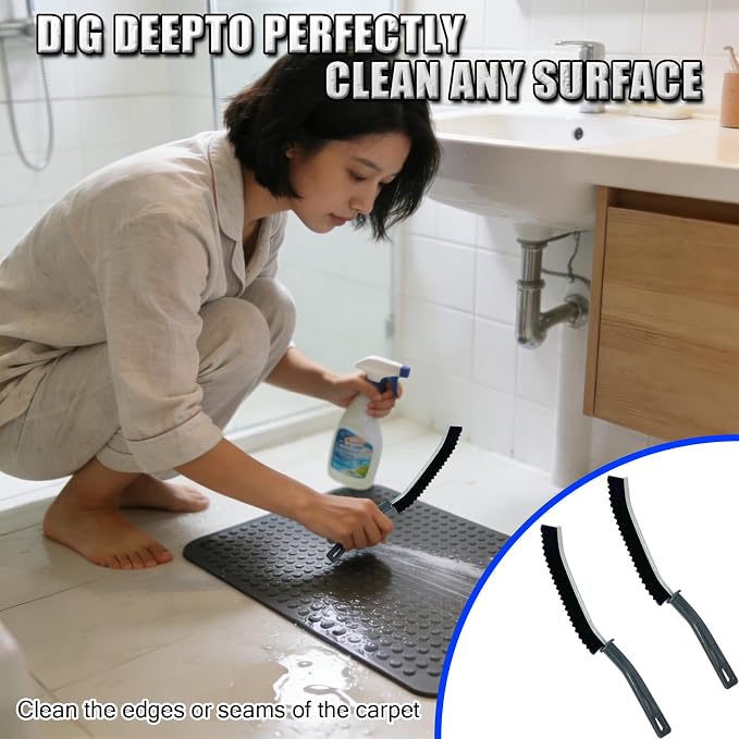 Carpet Cleaning Brush, Car Carpet Cleaner Brush, Rug Brush Scrubber, Carpet - Image 5