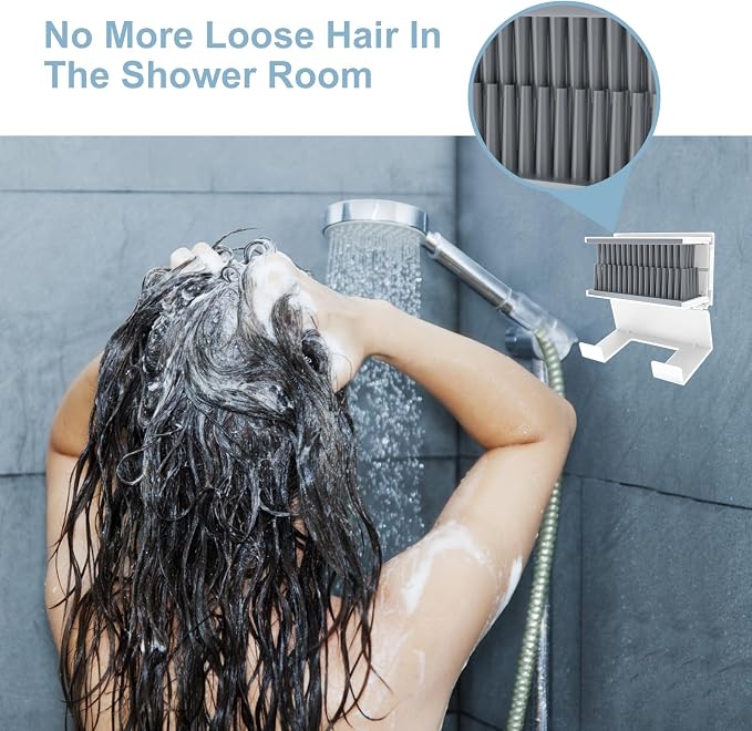 Hair Catcher, Reusable Shower Wall Hair Collector Hair Trap - Image 6