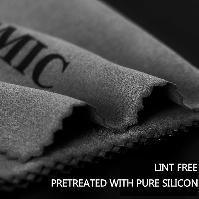 PINGMIC 2/5 Pack Silicon Gun Cleaning Cloth, Lint-Free Microfiber Gun Cloth - Image 3