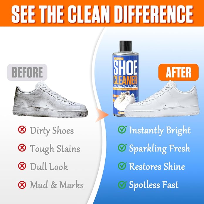Shoe Cleaner – 10.15 fl oz Shoe Cleaning Kit - Image 3