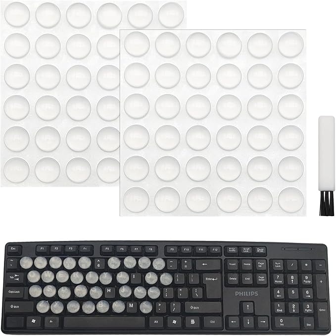 72 Pcs Raised Keyboard Sticker for Long Nails, by CKANDAY
