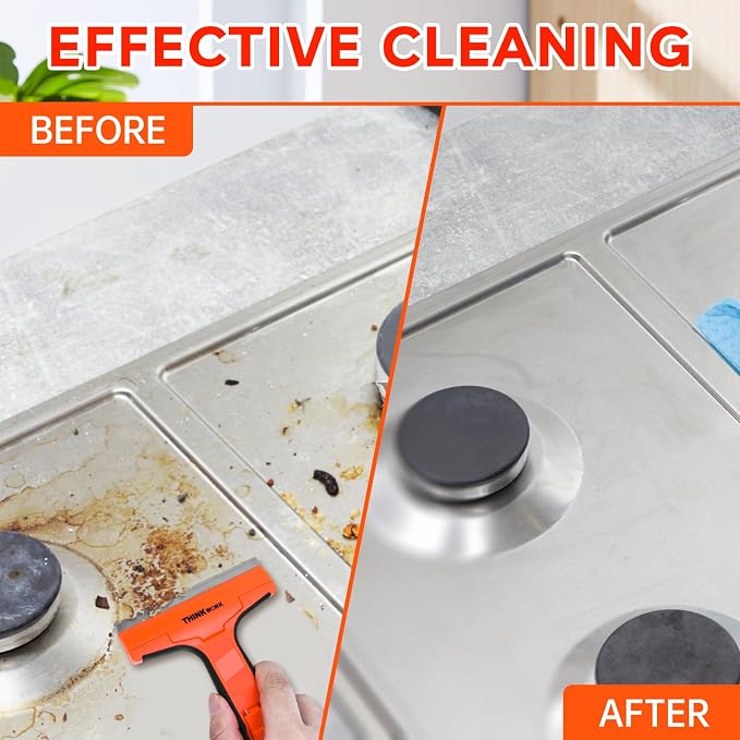 Razor Blade Scraper, Caulk from Window, Stove Top - Image 4