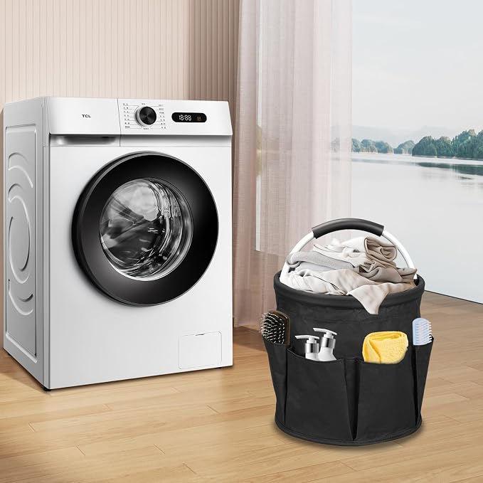 17L Portable Cleaning Bucket Organiser, 6 Pockets Foldable Cleaning Caddy - Image 7