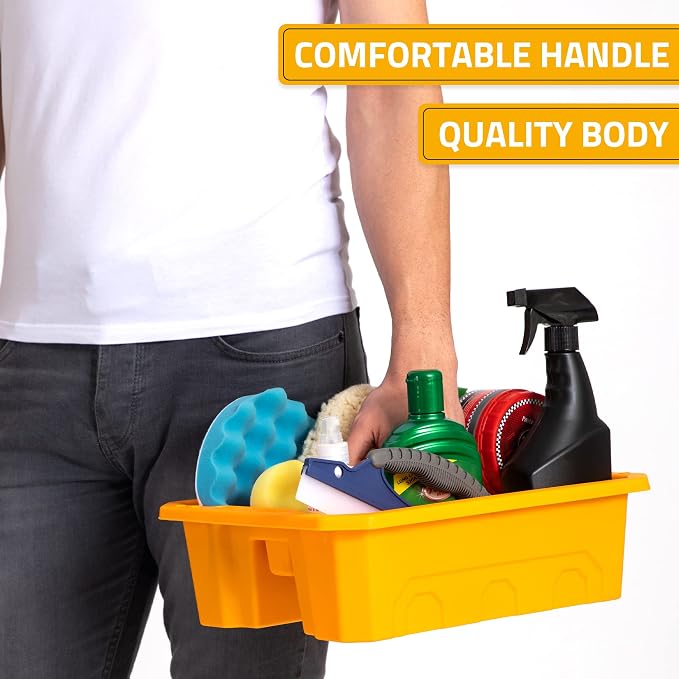 CANOPUS Storage Tray Tote with Functional Holes - Image 5