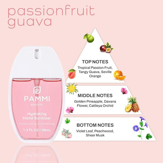 PAMMI Power Mist Hydrating Hand Sanitizer Spray, Portable Travel Size Pocket - Image 2