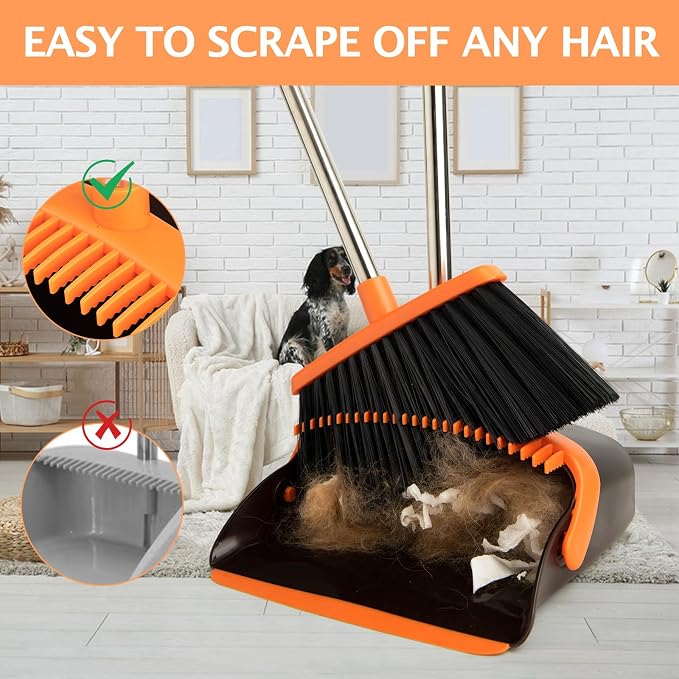 2-Pack Broom and Dustpan Set - Image 5