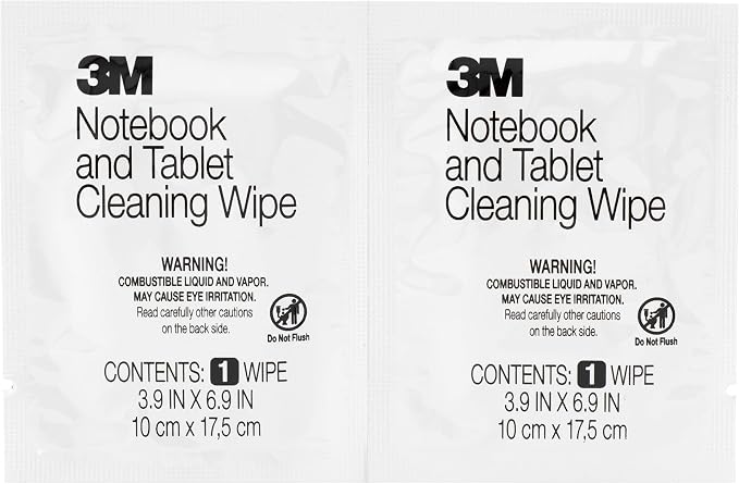 3M Notebook Screen Cleaning Wipes, 3.9 x 6.9 Inches, 24 individual wet wipes - Image 5