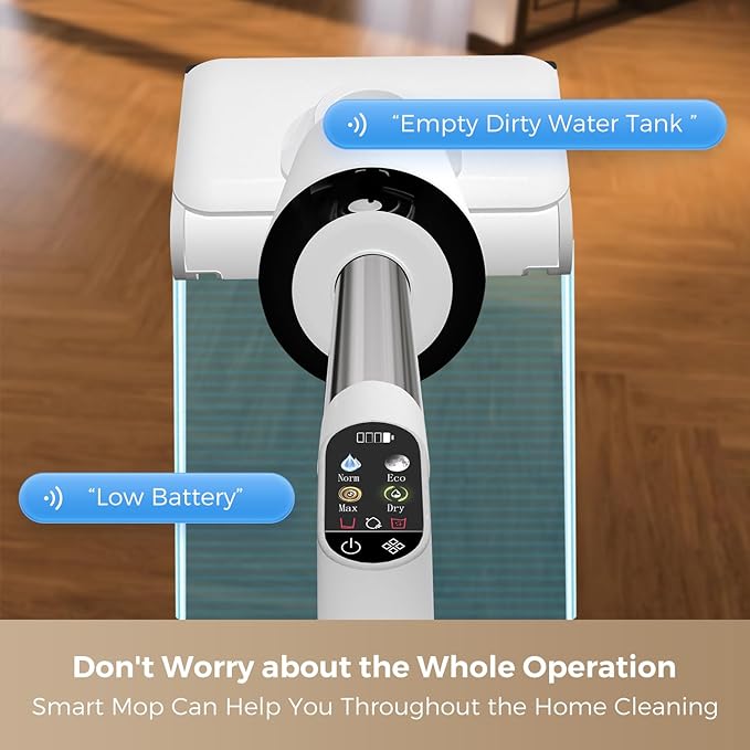 Wet Dry Vacuum Cleaner, 17000Pa Cordless Vacuum Mop Combo - Image 5