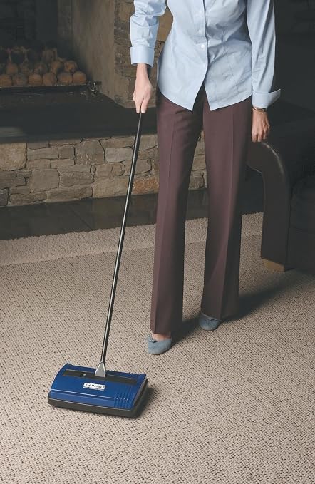 Carlisle FoodService Products Duo-Sweeper Rubberized Carpet and Floor Sweeper – - Image 6