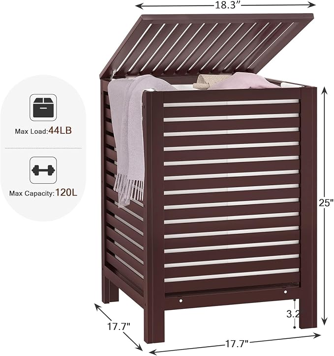 Homykic Bamboo Laundry Hamper - Image 5