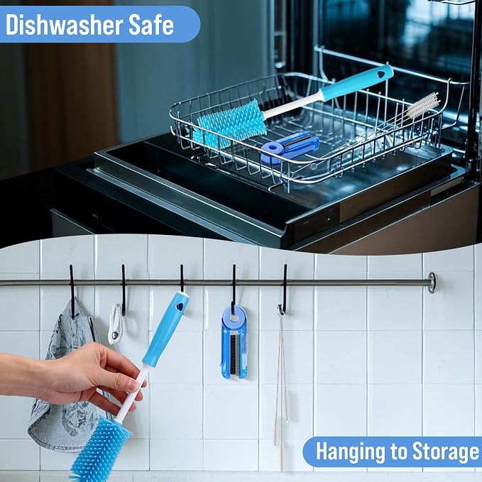 XANGNIER 5 Pcs Water Bottle Cleaner Brush Set - Image 8
