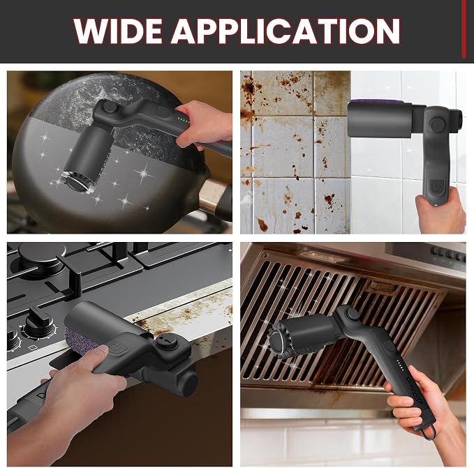 Electric Grill Brush, Cordless Electric BBQ Grill Cleaner - Image 7
