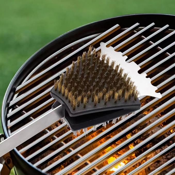 Double Sided Grill Cleaning Brush and Scraper, 16.5" BBQ Brush, Barbecue Cleaner - Image 6