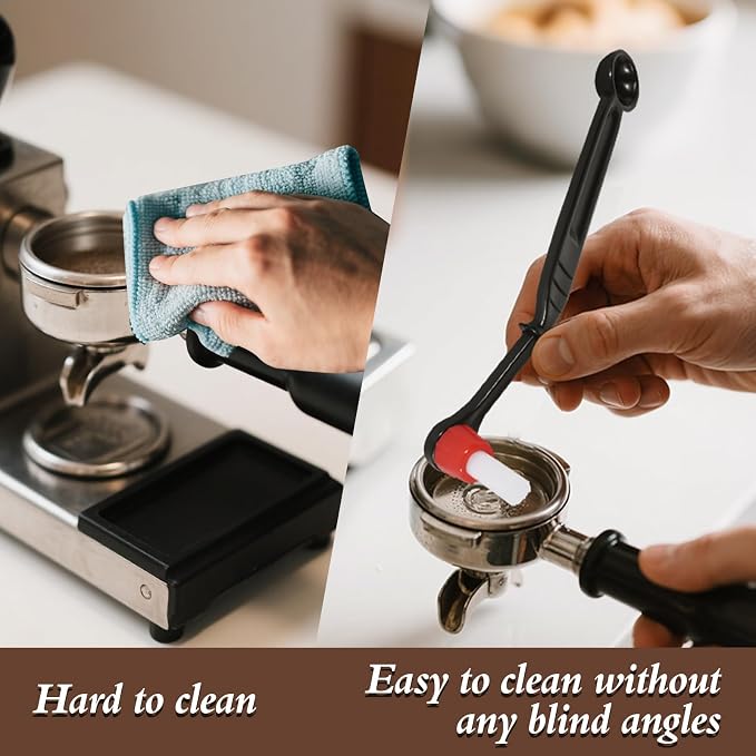 Espresso Coffee Machine Cleaning Brush 2 Pieces Coffee Brush Espresso Cleaning - Image 6