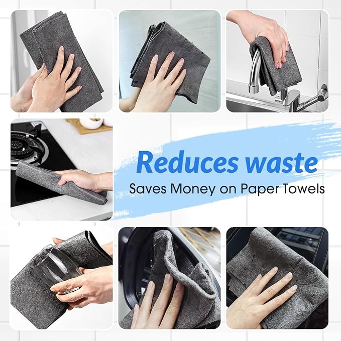Multifunctional Magic Cloth, Reusable Thickened Magical Cleaning Cloth - Image 7