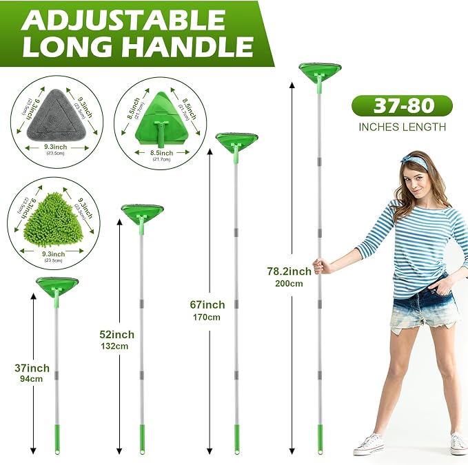 RONSUNG Wall Cleaner Triangle Mop - Image 5