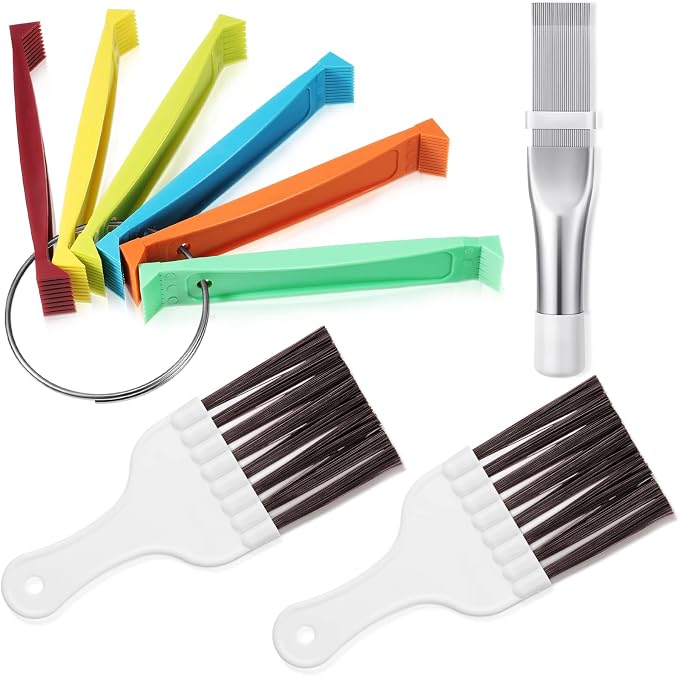 CHENGU 4 Pieces Air Conditioner Fin Cleaner Set 2 Different Fin Comb Condenser by CHENGU