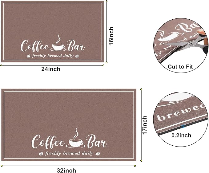 Absorbent Coffee Mat, Fashion Dish Drying Mat - Image 2