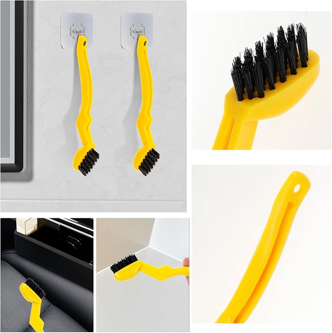 4pcs Bathroom Gap Cleaning Brush, Small Crevice Cleaning Brushes, Hand-Held - Image 7
