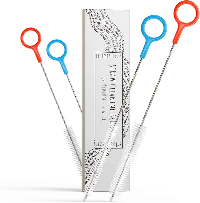 Heavy Duty Cleaning Brushes Set of 4 by Buenalife
