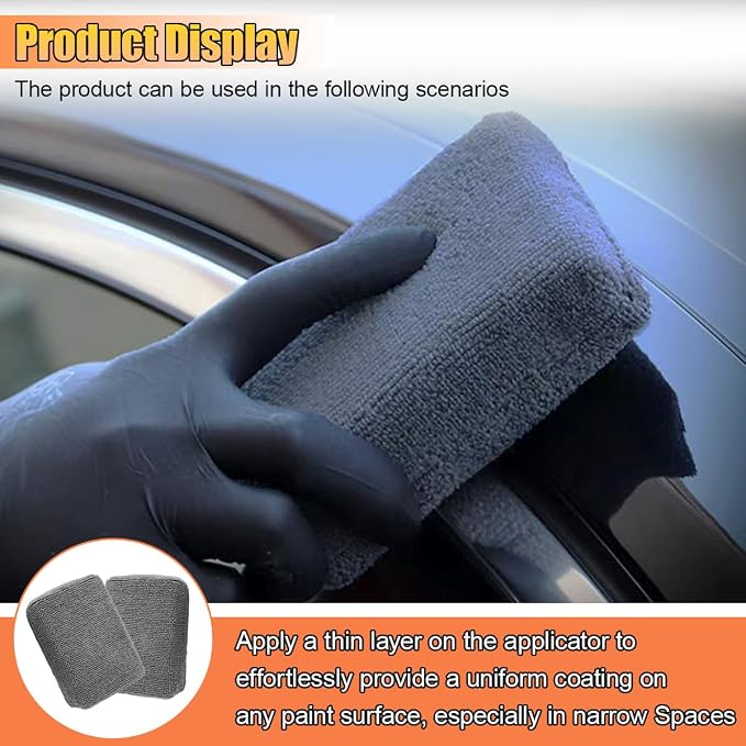 Microfiber Applicator Pad, Car Detailing Sponge - Image 4