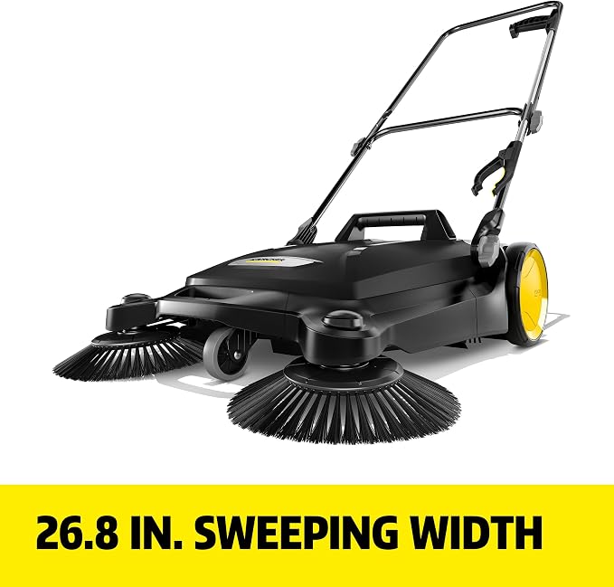 Kärcher Walk Behind Outdoor Push Sweeper S 4 Twin Go!Further - Image 4