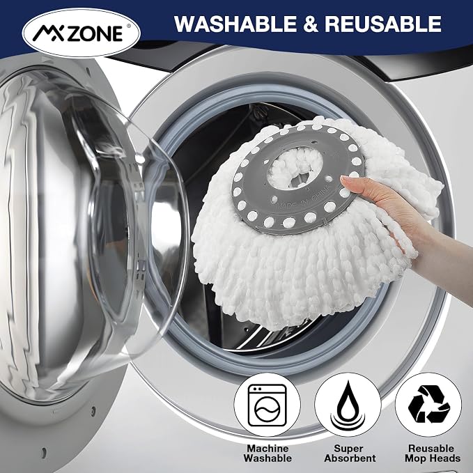 4 Premium Replacement Mop Heads Refills, Compatible - Image 7