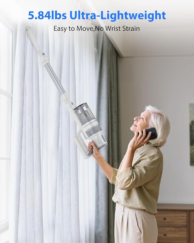 Cordless Vacuum Cleaner, 45KPA Stick Vacuum Cleaners - Image 5
