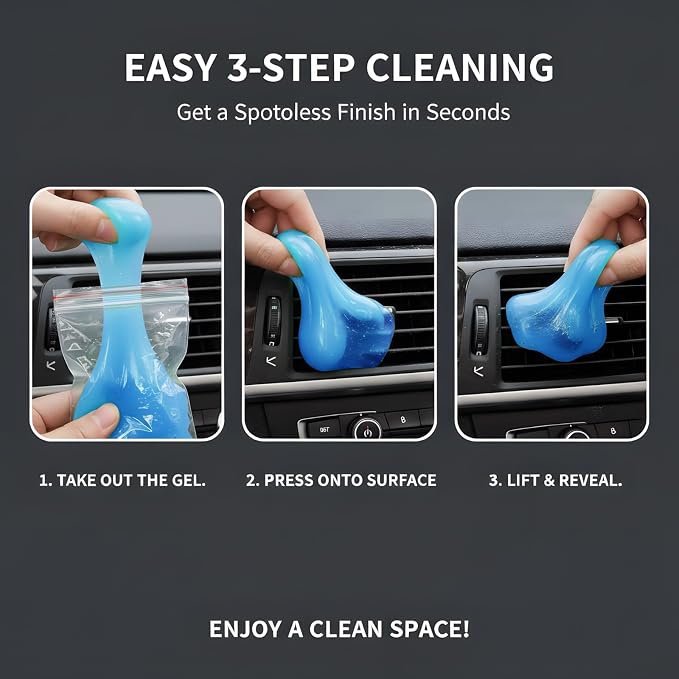 Car Cleaning Gel, Reusable Car Cleaning Putty - Image 5