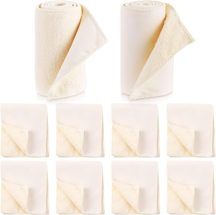 10 Pcs Shine Shoes Cloth Kit Polish Dauber Applicators Cleaning Leather Shoes by ZJoey