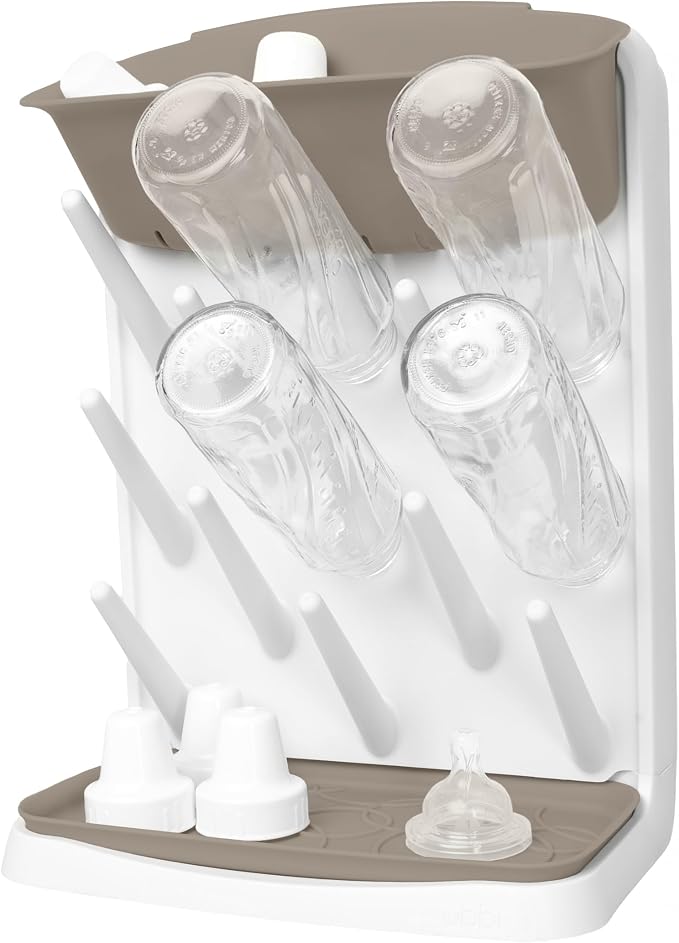 Ubbi Vertical Baby Bottle Drying Rack, Space Saving Countertop Drying Rack Baby by Ubbi