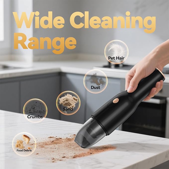 Handleld Vacuum Cordless -Car Vacuum Portable Rechargeble -Hand Held Small - Image 2