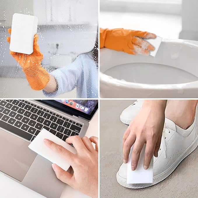 50 Pack Extra Thick Multi-Purpose Melamine Sponge, Magic Sponge Eraser - Image 5