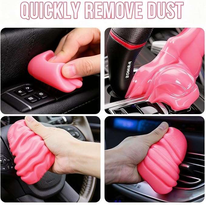 Car Cleaning Gel Car Clean Detailing Putty, Universal Car Interior Cleaner Slime - Image 3