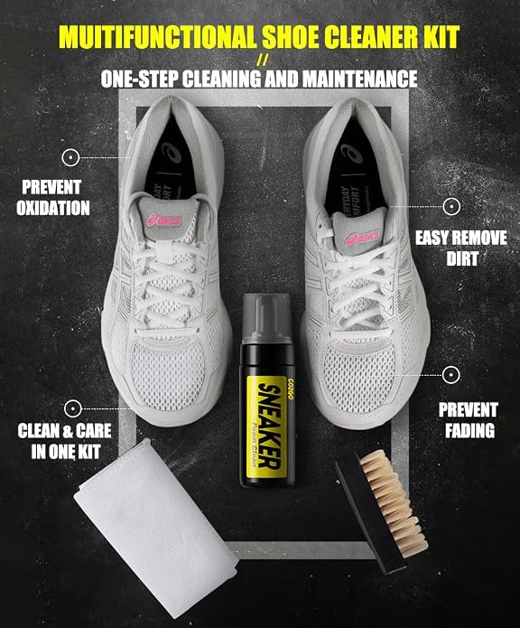 COZGO Shoe Cleaner Kit for Sneaker, Water-Free Foam Sneaker Cleaner 5.3Oz - Image 2