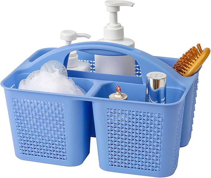 UUJOLY Plastic Portable Shower Caddy Basket Bucket, Cleaning Shower Basket by UUJOLY