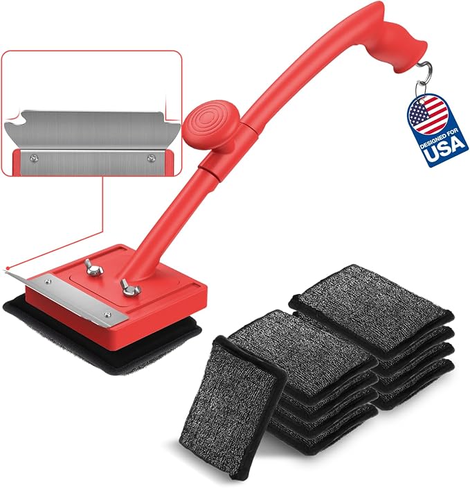 Grill Brush Bristle Free, Safe Non Metal Wire by Unknown