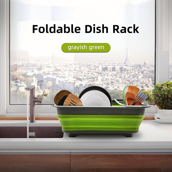 THANSTAR Collapsible Dish Drying Rack - Image 2