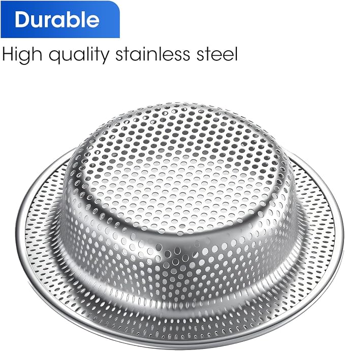 2 Pack 4.5" Kitchen Sink Strainer - Image 5