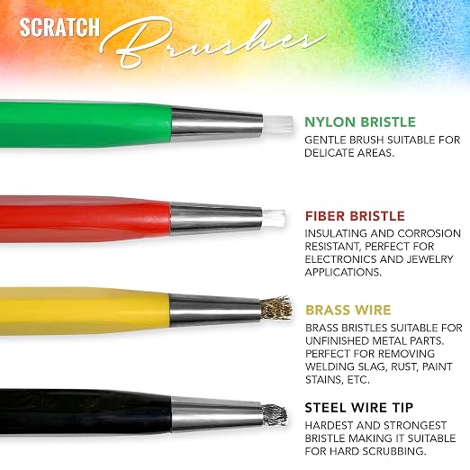 Fiberglass Pen Scratch Brush Set - Image 3
