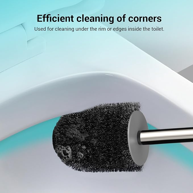 Toilet Brush and Holder Set, 2 Pack - Image 4